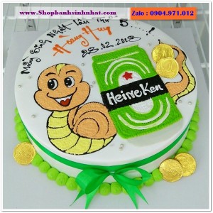 Bánh Sinh Nhật Hình Lon Bia Chai Rượu - LK39
